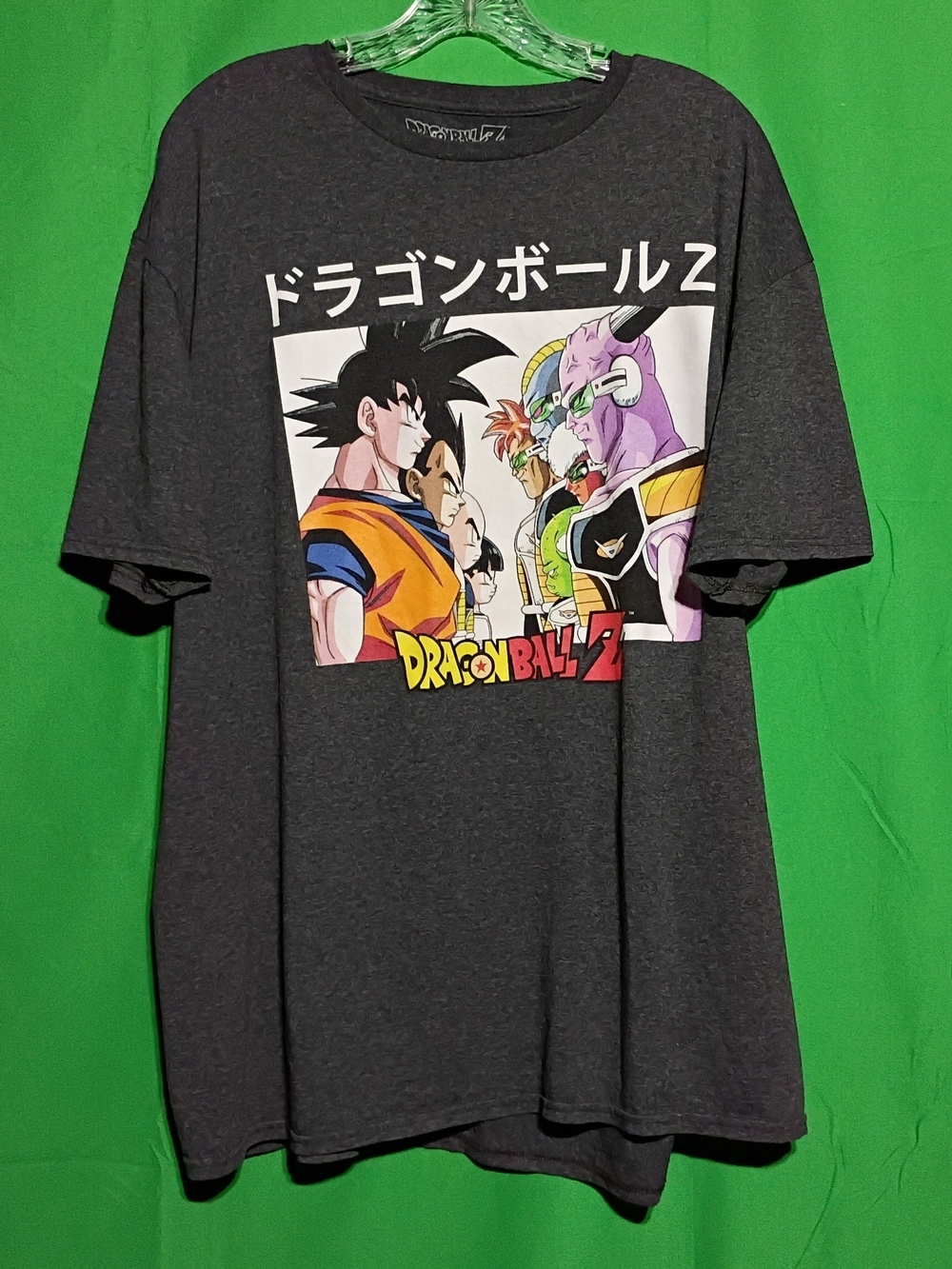 Dragon Ball Z Graphic Tee - Charcoal Men's Shirt Size M Goku Ginyu